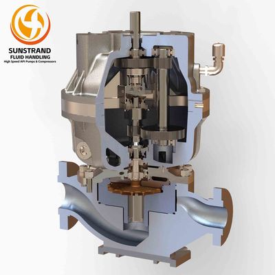 Un buon prezzo. LMV311 Pompa centrifuga ad alta velocità API Pompe a ingranaggio integrato verticale in linea