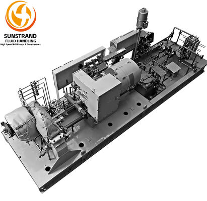 Un buon prezzo. Compressori a gas di processo a più fasi integrati LF 2X80 Compressore montato a base in linea