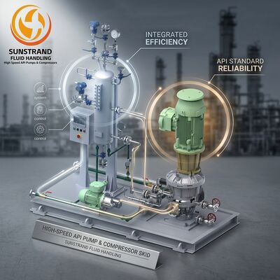 Un buon prezzo. 37KW Sundyne LMV 322 Pompe centrifughe ad alta velocità di ricambio 4.0MPa in linea