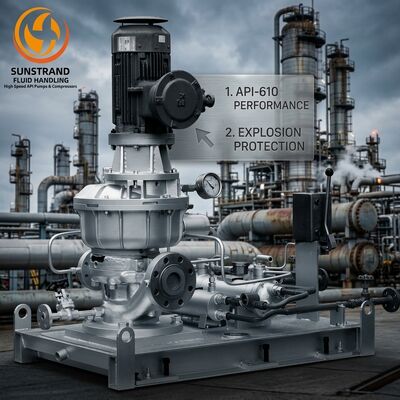 Un buon prezzo. Pompe centrifughe ad alta velocità per la lavorazione di idrocarburi di carica pesante Sundyne LMV 322 Sostituzione in linea