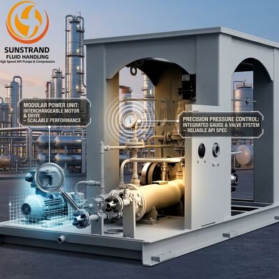 Un buon prezzo. Pompa centrifuga verticale ad alta velocità API 610 74 M3/Hr 400 Gpm Sundyne LMV 341 Sostituzione in linea